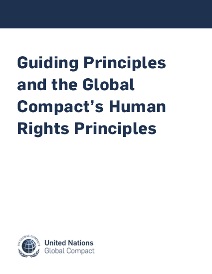 Guiding Principles and the Global Compact’s Human Rights Principles