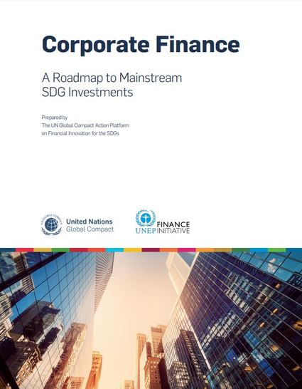 Corporate Finance | A Roadmap to Mainstream SDG Investments