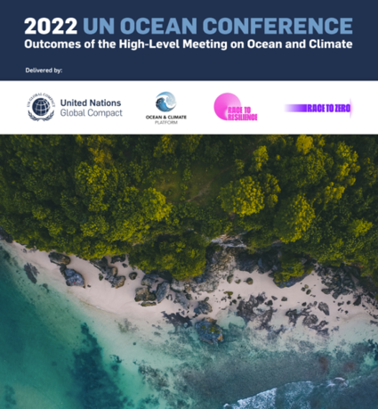 2022 UN Ocean Conference - Outcomes of the High-Level Meeting on Ocean and Climate