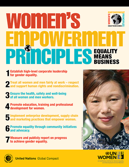 Women's Empowerment Principles – Equality Means Business